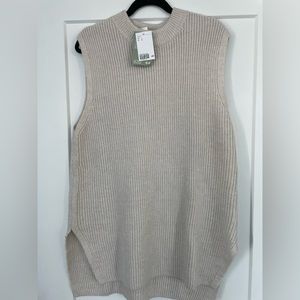 Rib Knit Sweater Vest